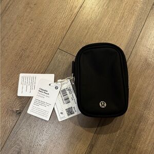 Sold ❌Lululemon Black Clippable Nano Pouch with silver hardware